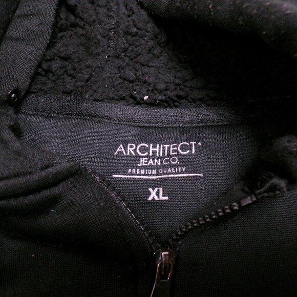 ARCHITECT  JEAN COMPANY FLEECE LINED HOODIE SWEATER - Picture 4 of 9